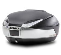 Shad 48L Top Box Blk/Tita Backrest & Fitting Kit Suzuki Bandit GSX 1250 FA 11-17