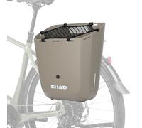 SHAD Bikes - Daily Bike Box 20L Fixed Mount | Fixed Bicycle Hard Bag | Permanent Attachment with Klickfix Korbfix | Impact-resistant Polypropylene