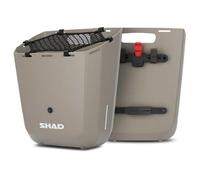 SHAD Bikes Daily Bike Box 20L Quick Release Removable Hard Bag for Bicycles Removable Attachment with Klickfix Korbfix Impact-Resistant Polypropylene