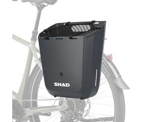 SHAD Bikes - Removable Bicycle Side Bag Fixed Mount 20L - Bicycle Bag Pannier Rack Impact Resistant - Side Bicycle Box for E-Bike & City Bike - Bicycle Bags for Pannier Rack Ebike