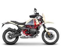 Fixing shad click system for motorcycle accessories pieces refills