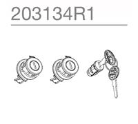 Shad Standard Lock&key System 3 Units unisex