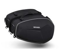 SHAD E-48 Motorcycle Panniers 29L Pair Saddle Bags Side Cases Luggage Rain Cover