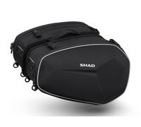 SHAD E-48 Motorcycle Panniers 29L Pair Saddle Bags Side Cases Luggage Rain Cover