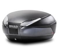 Shad Motorcycle Scooter SH48 Black / Dark Grey Luggage Top Box 48 Litres