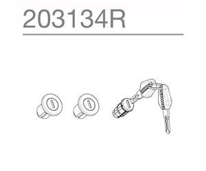 SHAD Premium Lock And Black Key System Triple