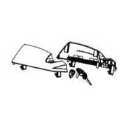 SHAD Replacement cylinder lock for side case SH23