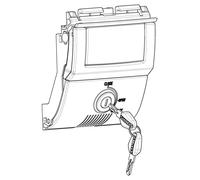 Shad Replacement Lid Lock Incl. Cylinder INCL. KEY&CYLINDER