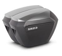 Shad Sh23 Side Cases Set One Size Aluminium / Black