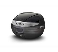 Shad Sh29 Black Metal Case Cover For Top Case Black