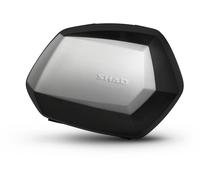 SHAD SH35 Side Cases Set, black/aluminium