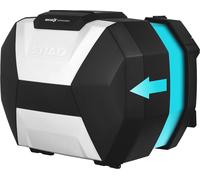 SHAD SH38X Side Cases Set, black-silver