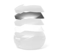 Shad Sh39 New Titanium Case Cover For Top Case Silver