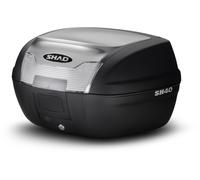 SHAD SH40 Topcase Cover Silver, black