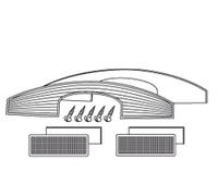 Shad Top Case Reflector SH45 Replacement 2011
