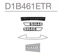 SHAD SH46 Top Box Spare Parts Motorcycle Replacement Luggage Keys, Locks, Straps