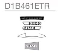 SHAD SH46 Top Box Spare Parts Motorcycle Replacement Luggage Keys, Locks, Straps