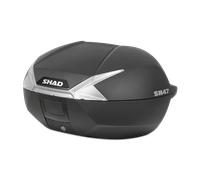 SHAD SH47 White Topcase, black