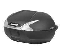 Shad SH47 White Top Box Motorbike Motorcycle Touring Luggage 47 Litre