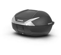 SHAD SH47 White Topcase, black