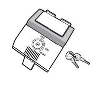 Shad Sh48 Top Case Closure Black,Grey