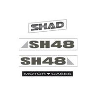 SHAD SH48 Titanium Stickers