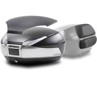 SHAD SH48 Titanium Topcase Set + Carbon Cover + Backrest