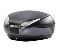 SHAD SH48 Dark Grey Topcase Set + Dark Grey Cover + Backrest, grey