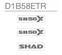 SET STICKERS SH58X, size 10 cm