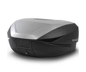 SHAD SH59 Motorcycle Expandable Top Box Alu 59L Waterproof Case Luggage D0B59200