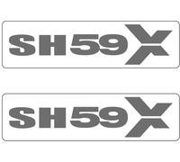 SHAD SH59X Stickers