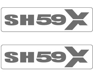 SHAD SH59X Stickers