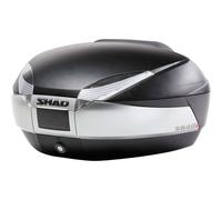 Shad Sh48 Premium Top Case Black,Silver