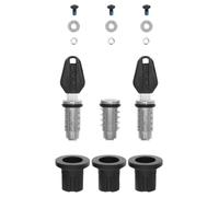 Shad SPARE LOCK KIT for CASES, BLACK, 3 PCS. TOP BOX/S. CASE SET OF 3