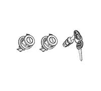 Shad Standard Lock&key System 3 Units unisex