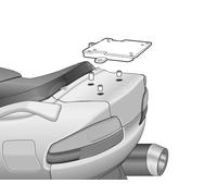 Shad Suzuki Burgman 650/650 Executive Top Case Rear Fitting Black