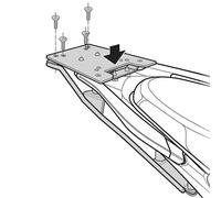 SHAD D0ML17ST Kit Top Master Ducati Multistrada1200'17, Black
