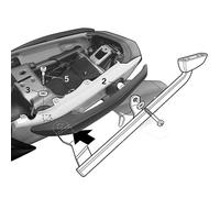 SHAD Top Box Rack Rear Case Carrier Kit Bracket for Kawasaki ER-6N (12-17)