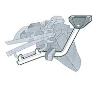 Top Master Topcase Fitting, black, size 65 cm