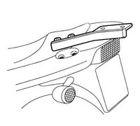 Shad Yamaha Fazer 600 Top Case Rear Fitting Black