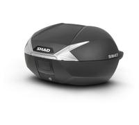 SHAD SH47 White Topcase, black