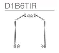 Shad Sh48/sh50/sh58x/sh59x/tr48/tr37 Big Mounting Plate With Scews One Size Black unisex