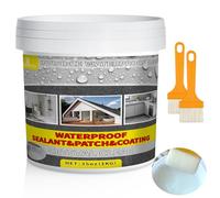 SHADAIWUYU 1KG Transparent Liquid Rubber Waterproof Sealant, Invisible Waterproof Paint, Clear Sealant for Outdoor & Indoor, Roof, Shower Bathroom
