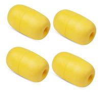 SHADDOCK 4pcs Floating Buoy EVA Yellow Buoy Boat Accessory Kayak Canoe Drift Anchor Fishing Float Buoy Floating Ball for Tow Rope Throw Line Dock Marine Accessories (Y-30, YELLOW)