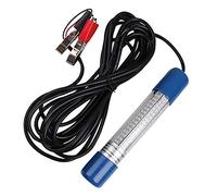 SHADDOCK Underwater Night Fishing Light Submersible Deep Drop Fishing Lamp 12V-24V Deep Drop Lure Bait Finder Decorative Dock Light with 6M/6.6yd Cord(Green)