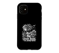 Shade Beside The Sacred River Palm Tree Scene Case for iPhone 11
