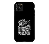 Shade Beside The Sacred River Palm Tree Scene Case for iPhone 11 Pro Max