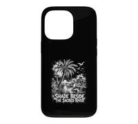 Shade Beside The Sacred River Palm Tree Scene Case for iPhone 13 Pro