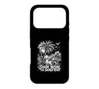 Shade Beside The Sacred River Palm Tree Scene Case for iPhone 17 Pro