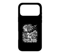 Shade Beside The Sacred River Palm Tree Scene Case for iPhone 17 Pro Max